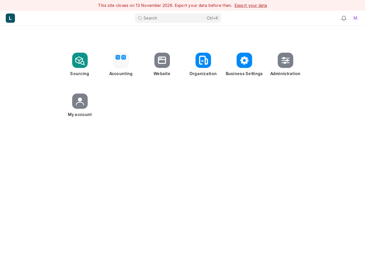 The red line at the top of an owner's desk while the account closes, with Export your data